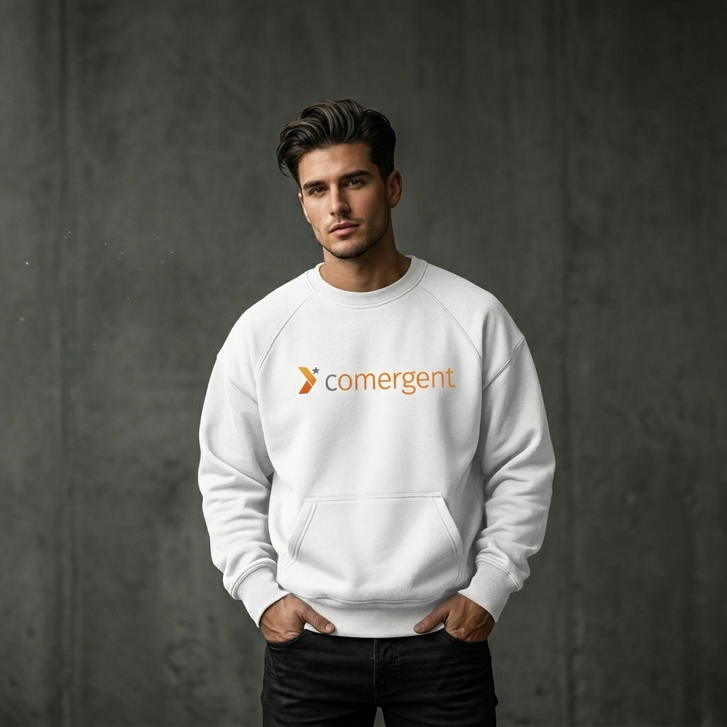 Comergent white sweatshirt