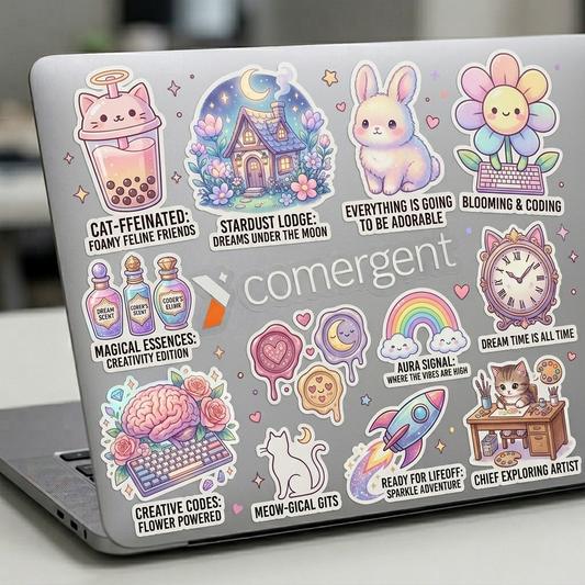Laptop sticker Girlish combo