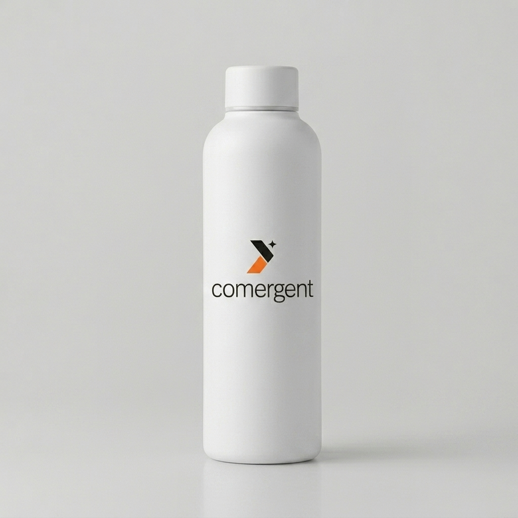 White Comergent bottle