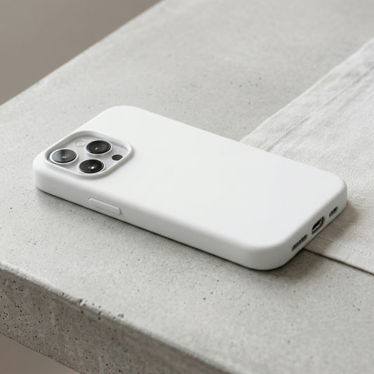 White phone cover