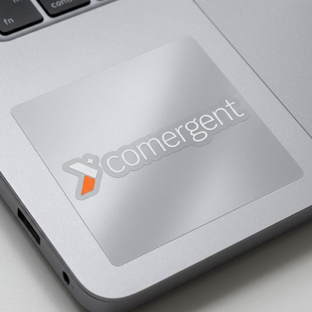 Laptop sticker Comeregent