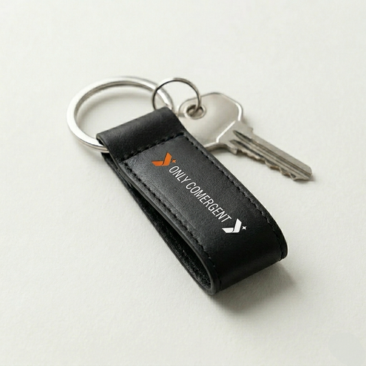 Black Comergent Keychain